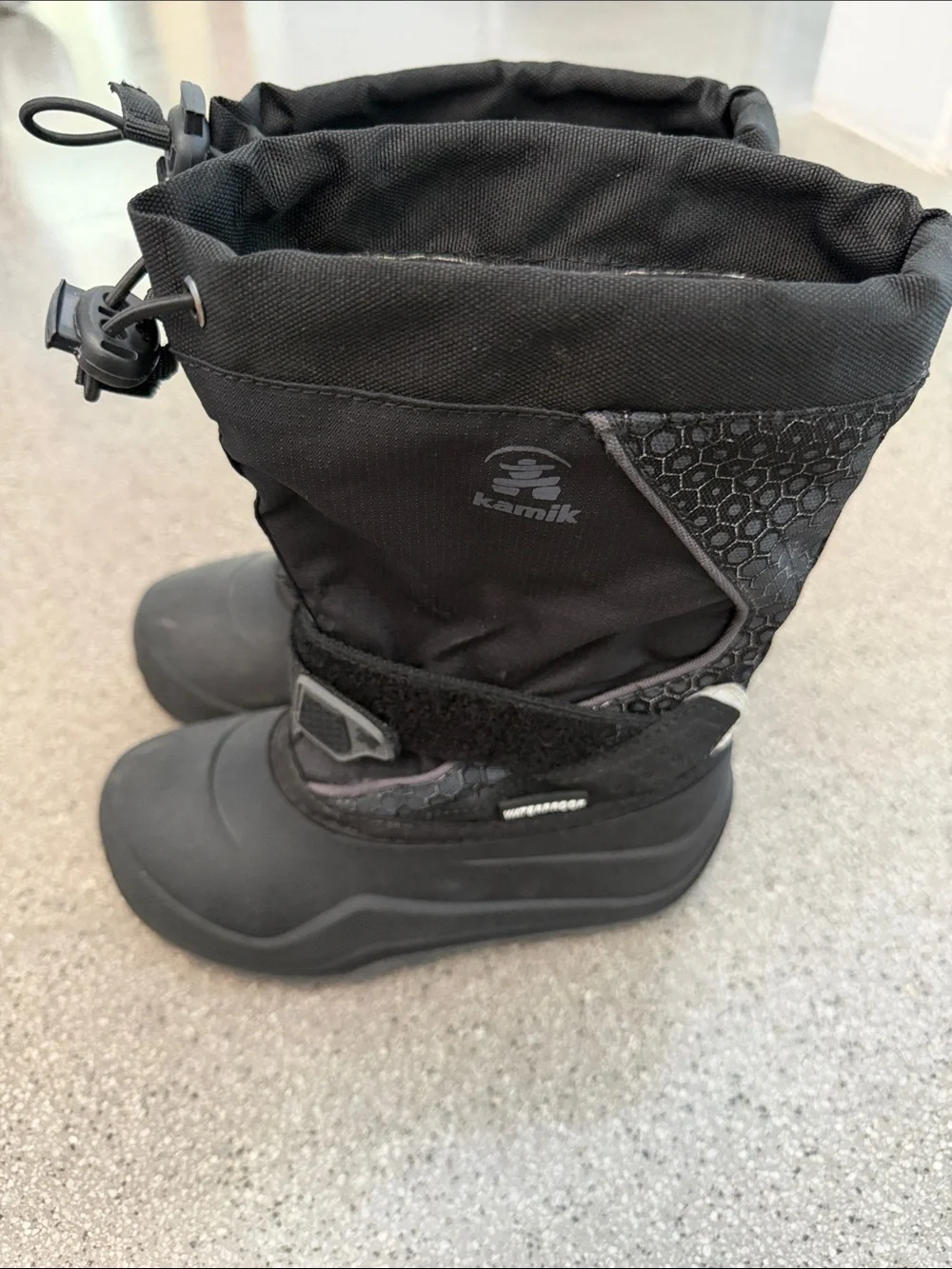 Kamik Kids Black Winter Snow Boots